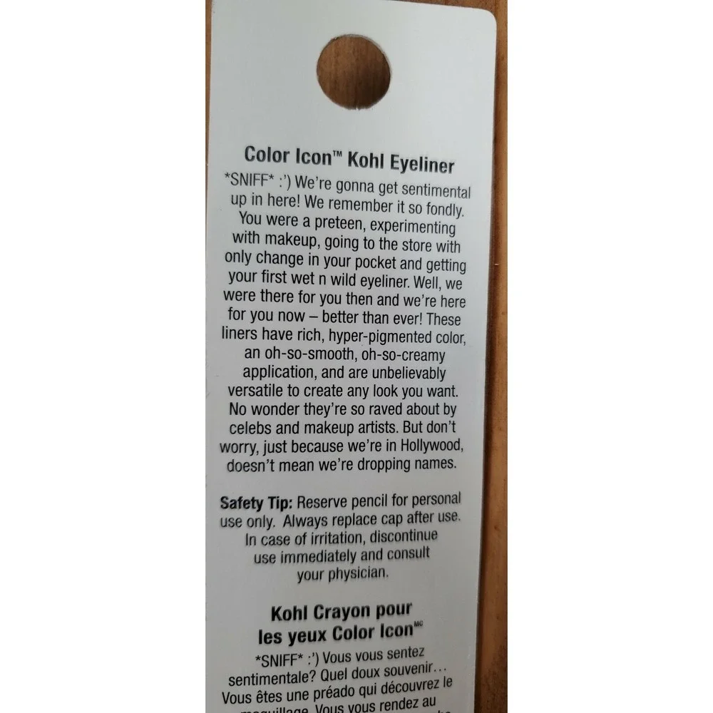 Wet n Wild You're Always White Coloricon Kohl Eyeliner Pencil .04 oz. Lot of 2
